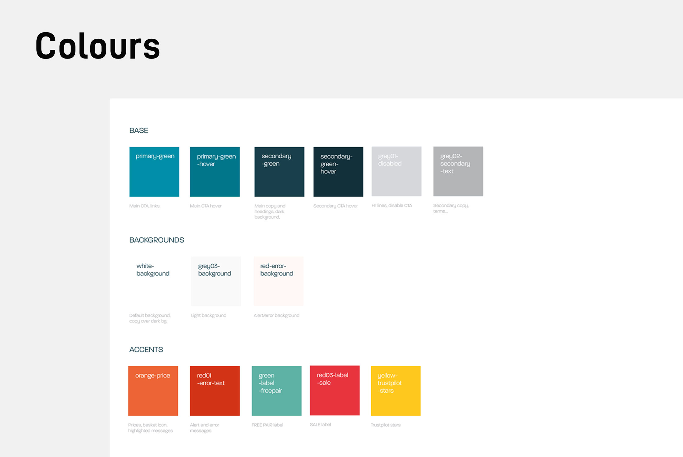GD Design System Colour