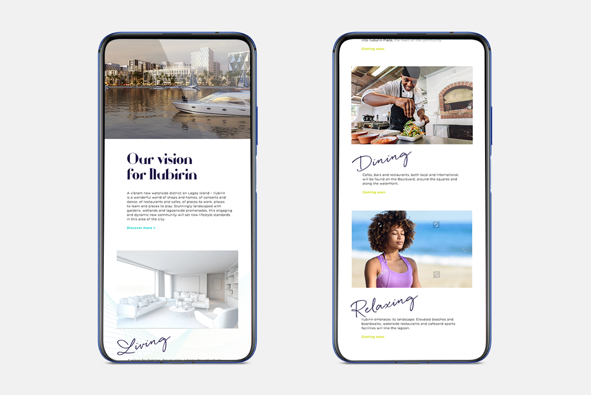 Ilubirin mobile design