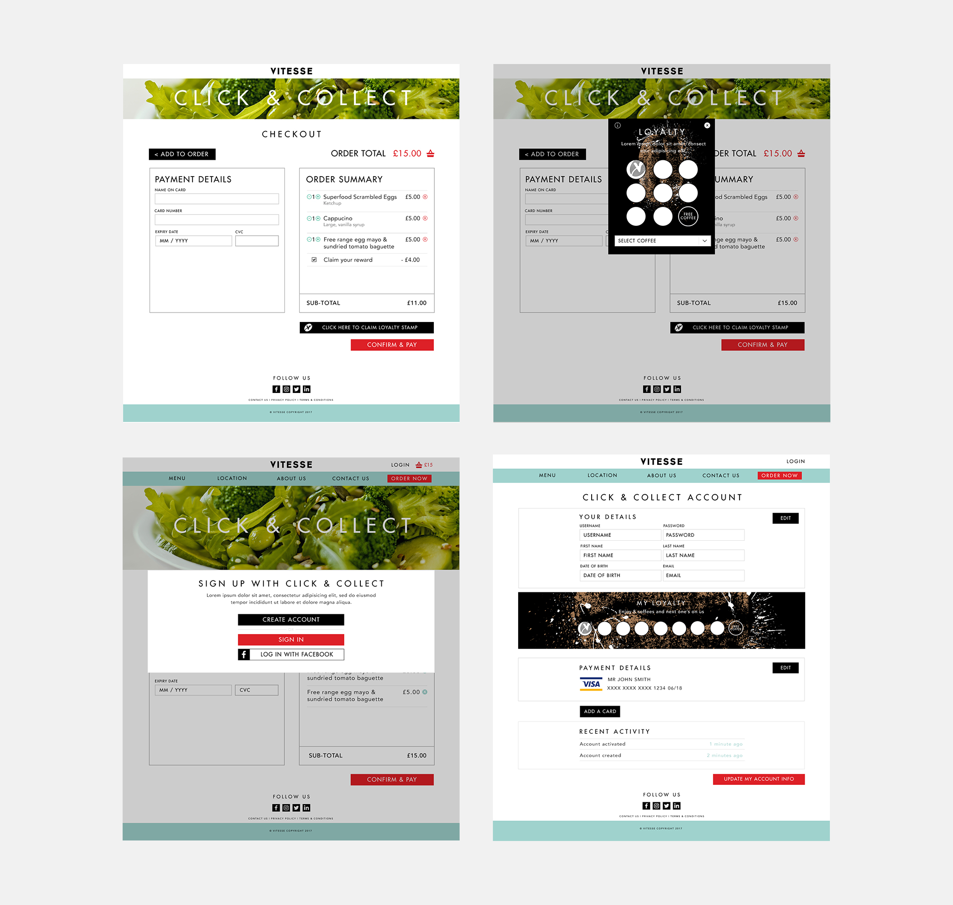 Vitesse cafe website